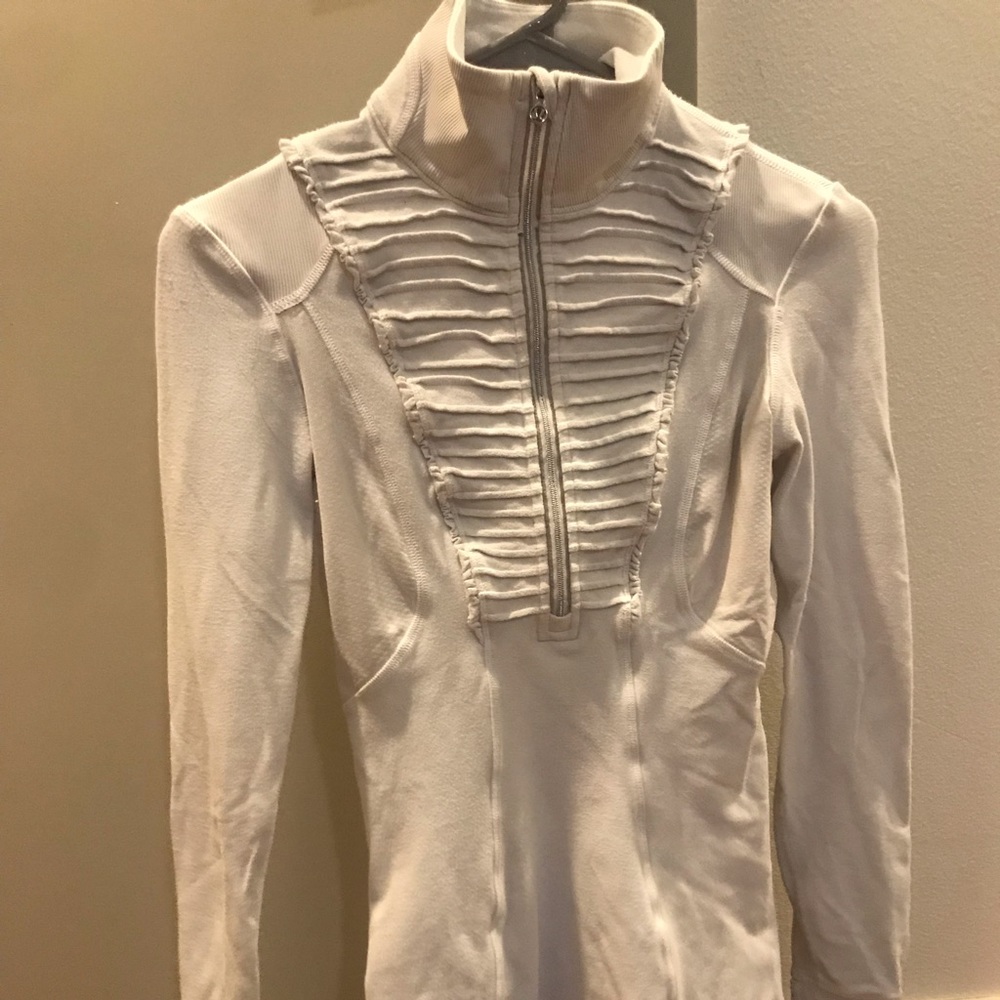 White Lululemon jacket